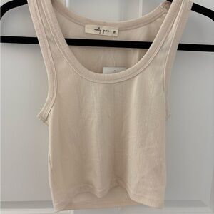 Cream Tank Top